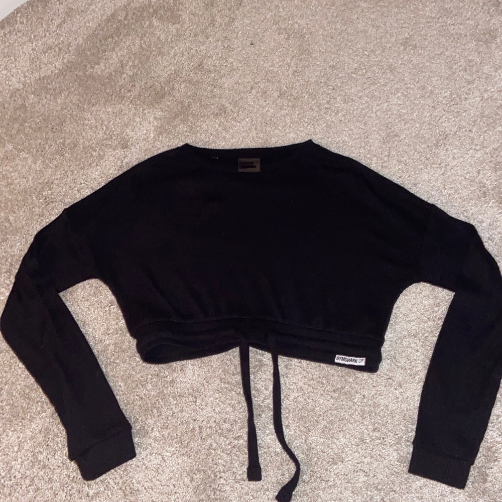 Never worn Gymshark cropped long sleeve
